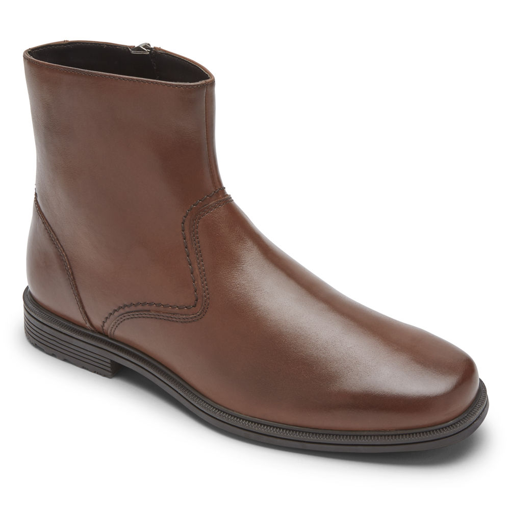 Rockport Boots For Mens Brown - Taylor Zipper - HK9758260